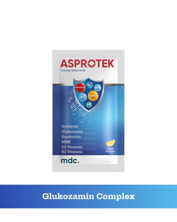 ASPROTEK (Glukozamin, Kondroitin, MSM, Kalsiyum) 30 Saşe