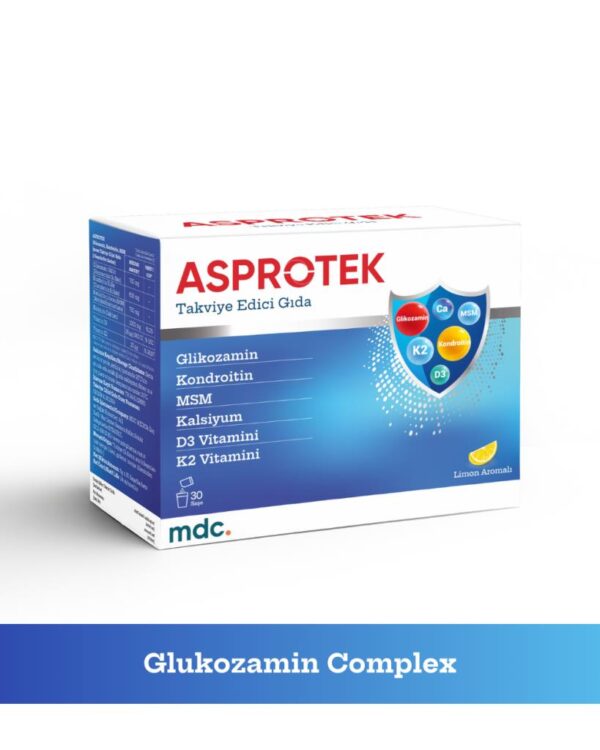 ASPROTEK (Glukozamin, Kondroitin, MSM, Kalsiyum) 30 Saşe