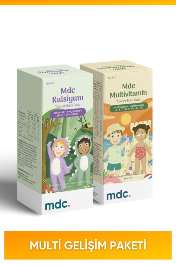 Kalsiyum Şurup ve Multivitamin Şurup – Multi Gelişim Paketi