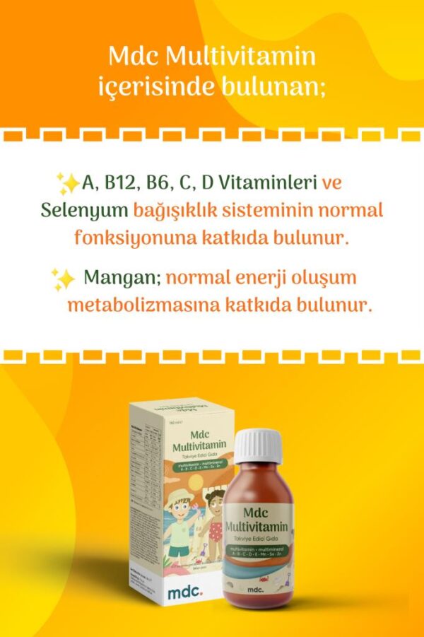 Kalsiyum Şurup ve Multivitamin Şurup – Multi Gelişim Paketi