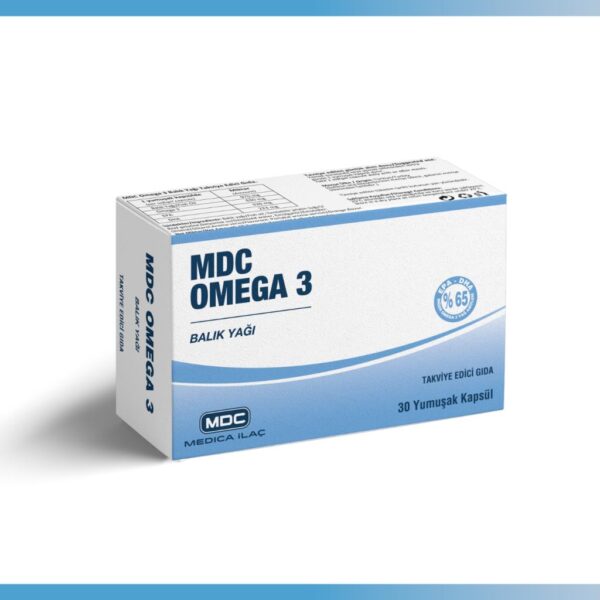 MDC Omega 3 Balık Yağı Yumuşak Kapsül