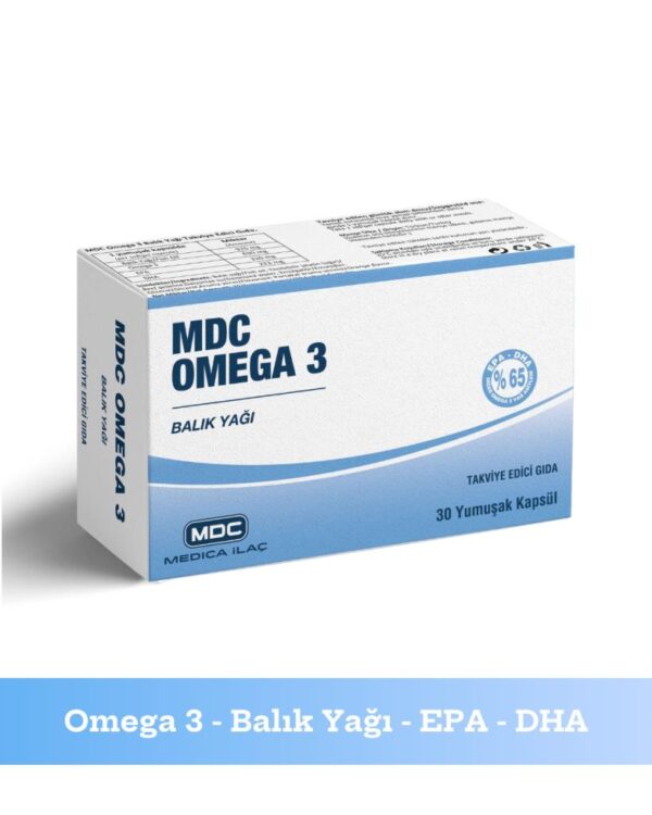 MDC Omega 3 Balık Yağı Yumuşak Kapsül