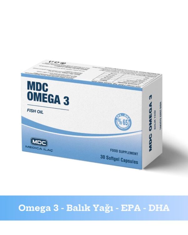 MDC Omega 3 Balık Yağı Yumuşak Kapsül