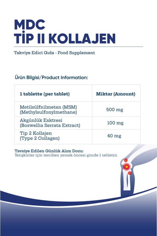 MDC Tip 2 Kolajen 30 Tablet